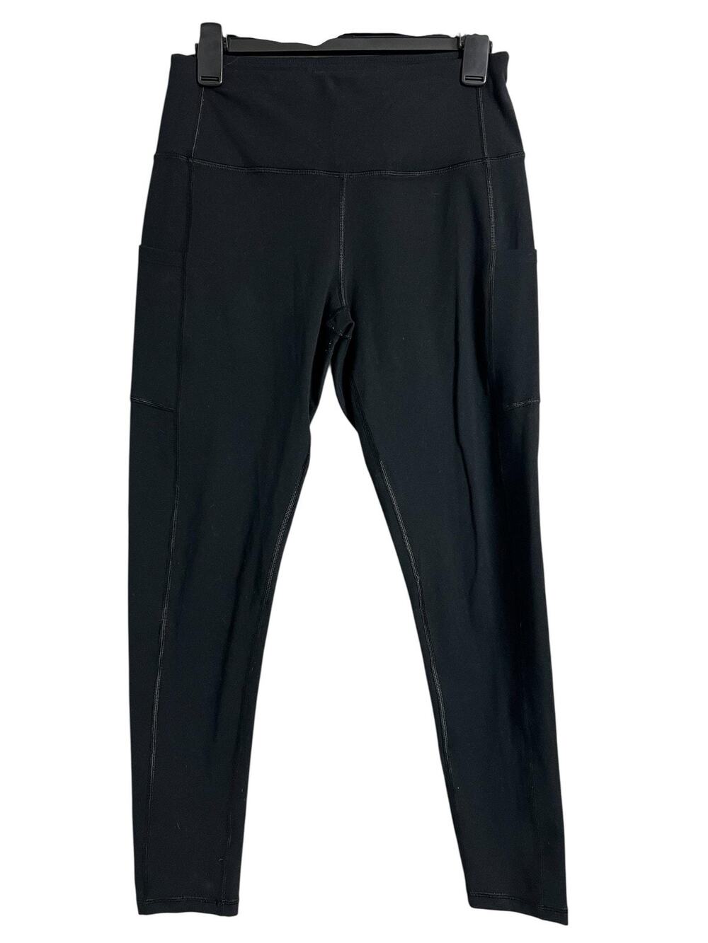 Ewedoos Ankle Leggings Womens Large Black High Rise Pockets Yoga Athletic